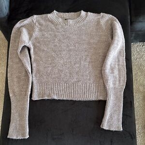Express Cozy Women's Sweater Grey with Silver Size XS